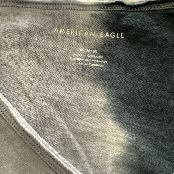 American Eagle Outfitters Navy Tie-Dye Tank Top - Picture 6 of 6